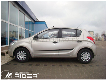 Ochranné lišty dveří Hyundai i20 5D 09-12R htb, MODEL F-27