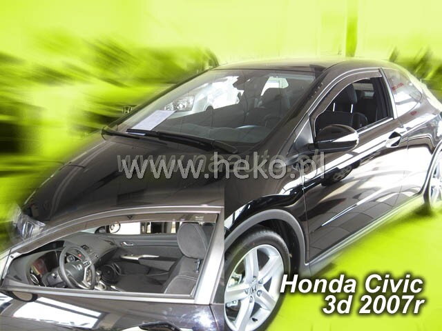 Deflektory HONDA CIVIC 3D 02.2007R.  a výš