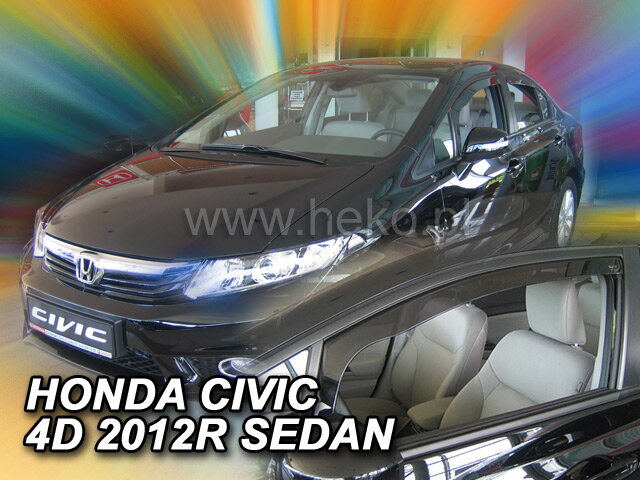 Deflektory HONDA CIVIC 4D 2012R  a výš SEDAN