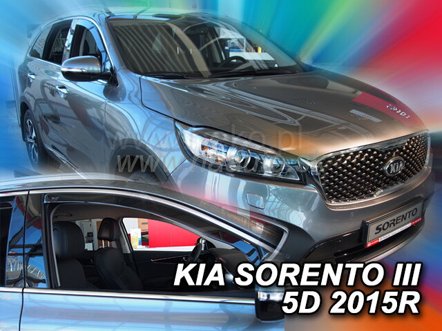 Deflektory KIA SORENTO III 5D 2015R->