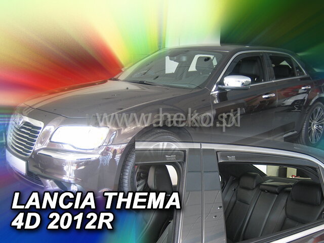 Deflektory LANCIA THEMA 4d 2012r. a výš (+zadní) Deflektory LANCIA THEMA 4d 2012r. a výš (+zadní)