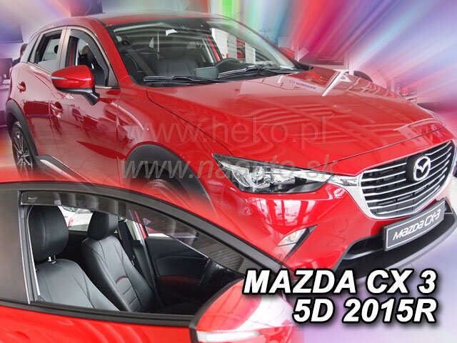 Deflektory MAZDA CX-3 5D 2015R->