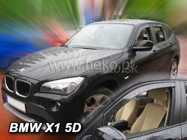 Deflektory BMW X1 (E84) 5D 2009R a výš (+zadní)