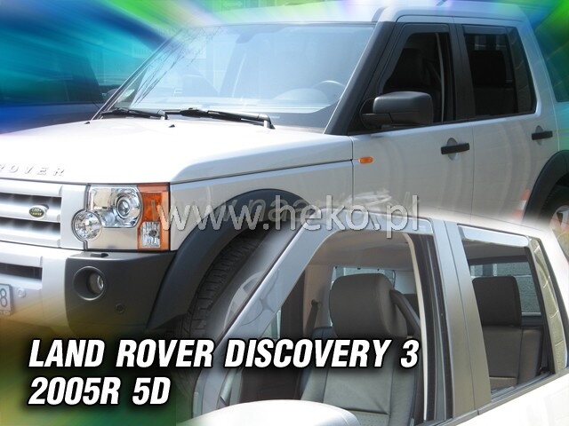 Deflektory LAND ROVER DISCOVERY III 5D 2005R. a výš (+zadní) Deflektory LAND ROVER DISCOVERY III 5D 2005R. a výš (+zadní)