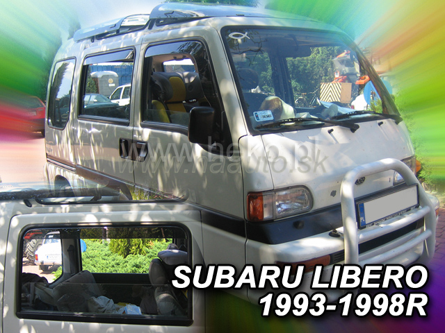 Deflektory SUBARU LIBERO 4D 1993-1999R (+zadní)