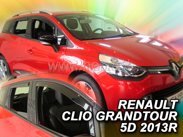 Deflektory RENAULT CLIO GRANDTOUR IV 5D 2013R-> (+zadní)