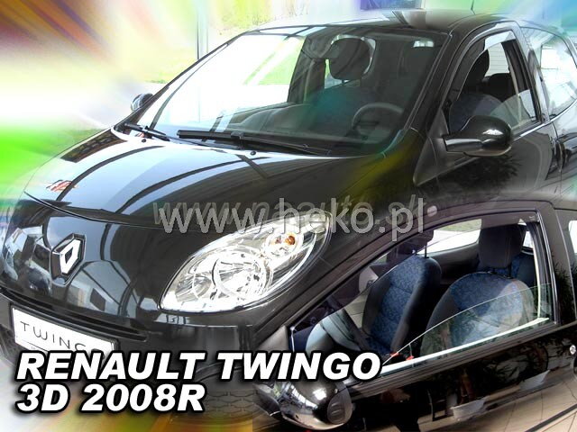 Deflektory RENAULT TWINGO 3d 2008R.-> Deflektory RENAULT TWINGO 3d 2008R.->