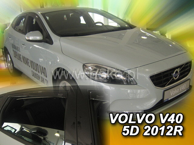 Deflektory VOLVO V40 5d 2012r. a výš (+zadní) Deflektory VOLVO V40 5d 2012r. a výš (+zadní)