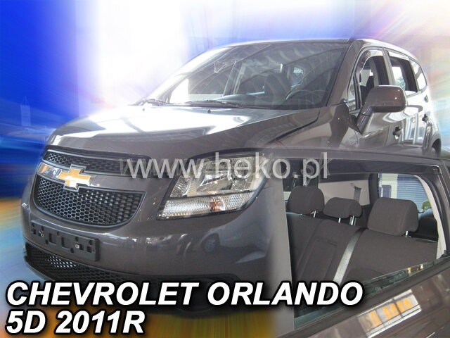 Deflektory CHEVROLET ORLANDO 5D 2011R. a výš (+zadní) Deflektory CHEVROLET ORLANDO 5D 2011R. a výš (+zadní)