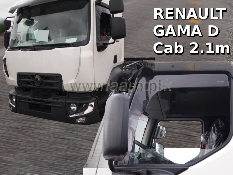 Deflektory RENAULT Gama D Cab 2.1M 2014R-> Deflektory RENAULT Gama D Cab 2.1M 2014R->