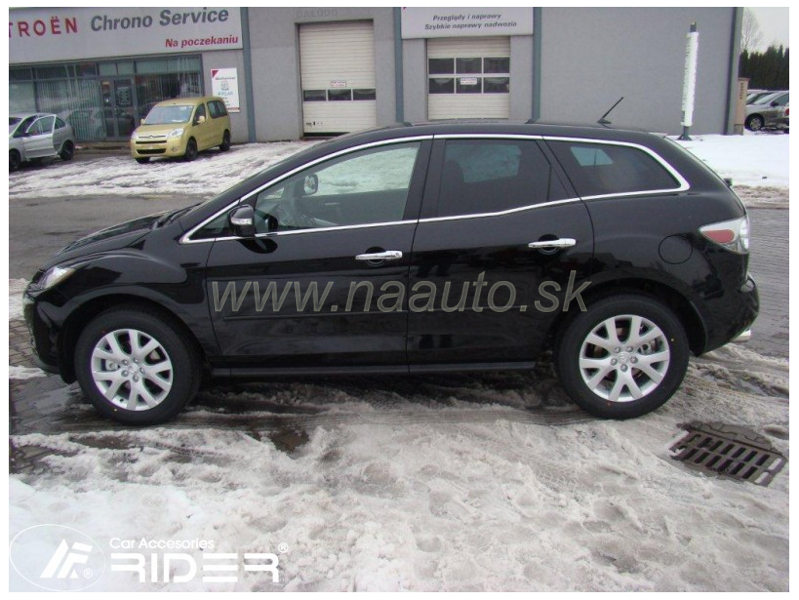 Ochranné lišty dveří Mazda CX-7 06-09R suv, MODEL F-11 Ochranné lišty dveří Mazda CX-7 06-09R suv, MODEL F-11