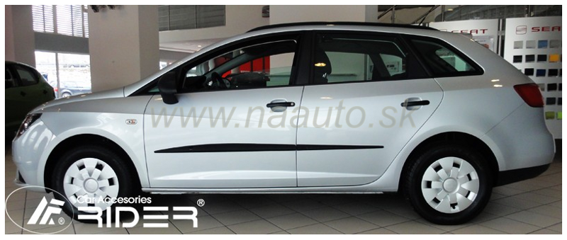 Ochranné lišty dveří Seat Ibiza V ST FL 12R a výš, MODEL F-26 Ochranné lišty dveří Seat Ibiza V ST FL 12R a výš, MODEL F-26