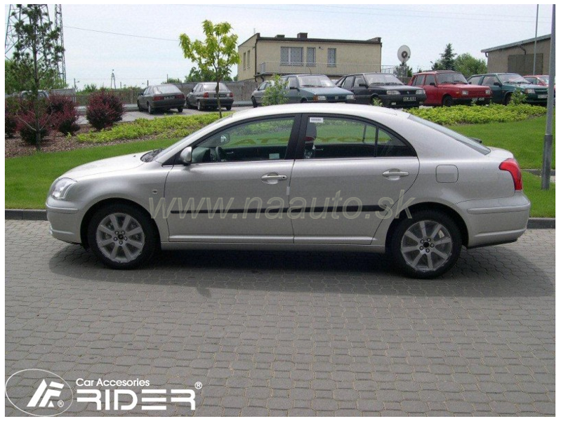 Ochranné lišty dveří Toyota Avensis II 03-08R, MODEL F-15 Ochranné lišty dveří Toyota Avensis II 03-08R, MODEL F-15