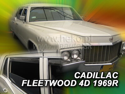 Deflektory CADILLAC FLEETWOOD  4D 1966-1970R seria 75 (+zadní)