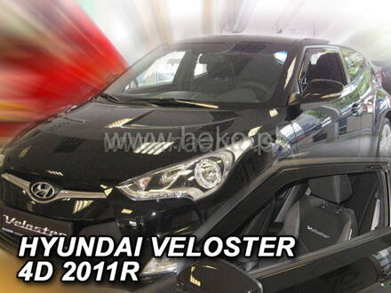 Deflektory HYUNDAI VELOSTER 4D 2011r. a výš