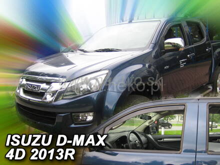 Deflektory ISUZU D-MAX 2/4D 2012R-> (IIgen)