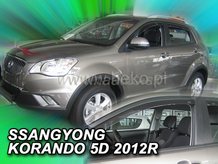 Deflektory SSANGYONG KORONDO 5D 2012R  a výš