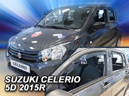 Deflektory SUZUKI CELERIO 5D 2015R.-> (+zadní)