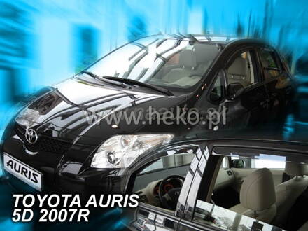 Deflektory TOYOTA AURIS I  5D 03.2007-2012R/ 2012R. CLASSIC  a výš