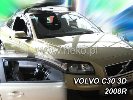 Deflektory VOLVO C30 3D 2007r. a výš