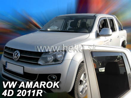 Deflektory VW AMAROK 4D 2011R.-> (+zadní)