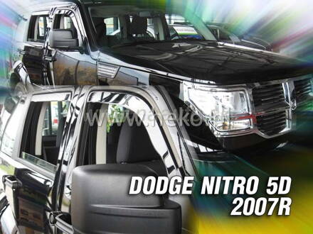 Deflektory DODGE NITRO 5D 2007R  a výš (+zadní)