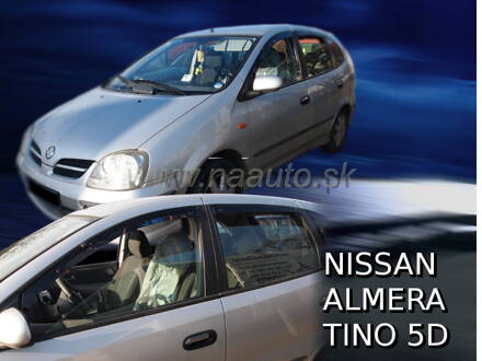 Deflektory NISSAN ALMERA TINO 5D 2000-2006R (+zadní)