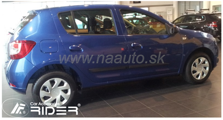 Ochranné lišty dveří Dacia Sandero 13R a výš, MODEL F-31