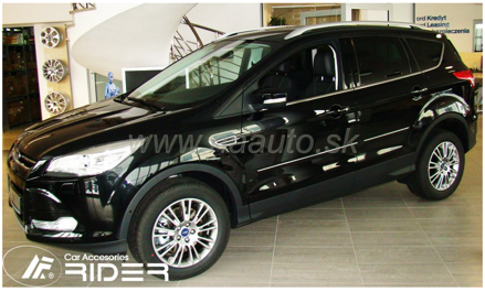 Ochranné lišty dveří Ford Kuga 13R a výš suv, MODEL F-23