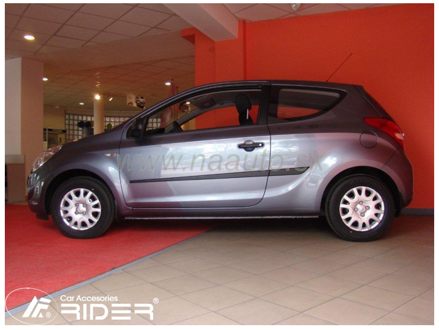 Ochranné lišty dveří Hyundai i20 3D 09-12R htb, MODEL F-28