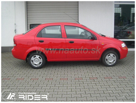Ochranné lišty dveří Chevrolet Aveo sed. 02-05R, MODEL F-5