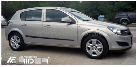Ochranné lišty dveří Opel Astra III 04-10R htb, MODEL F-14