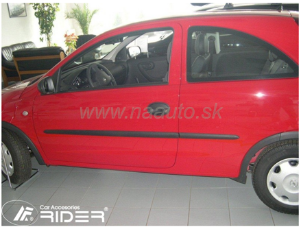 Ochranné lišty dveří Opel Corsa C 3D 00-06R htb, MODEL F-6