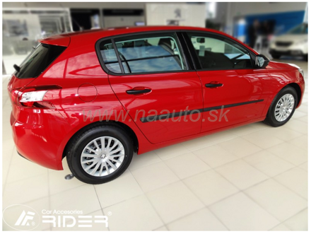 Ochranné lišty dveří Peugeot 308 htb 13R a výš, MODEL F-20