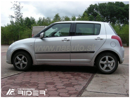 Ochranné lišty dveří Suzuki Swift 5D 05-10R htb, MODEL F-14