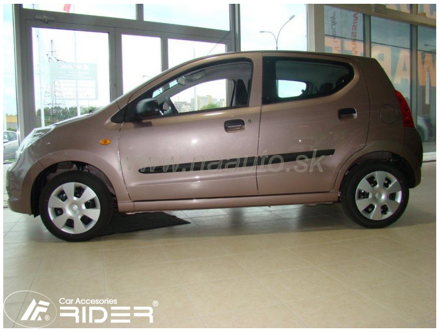 Ochranné lišty dveří Suzuki Alto 09-13R, MODEL F-22