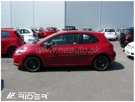 Ochranné lišty dveří Toyota Auris 3D 06-10R, MODEL F-13