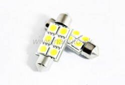 LED 37 5050 6SMD, 5W, 37 mm long