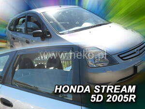 Deflektory HONDA STREAM 5D 2000-2007R. (+zadní)