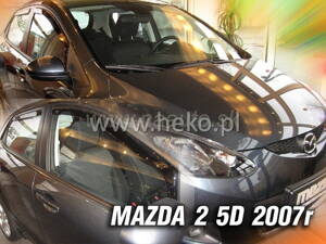 Deflektory MAZDA 2   5d  06.2007-2009r.(+zadní)