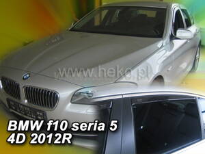 Deflektory BMW  seria 5  (f 10) 4D 2010R a výš (+zadní)
