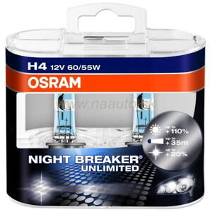 OSRAM H4 Night Breaker Unlimited Box 2ks