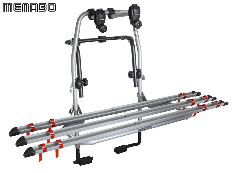 Nosič Menabo Steel Bike 3 pre 3 bicykle na piate dvere Nosič Menabo Steel Bike 3 pre 3 bicykle na piate dvere
