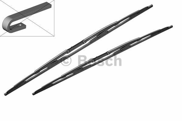 Stěrače Bosch 650 + 530 mm BO 3397001866, BOSCH Stěrače Bosch 650 + 530 mm BO 3397001866, BOSCH